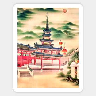 Traveling in China, motif 2 Sticker